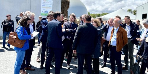 Loïg Chesnais-Girard à l'inauguration d'Enerfées